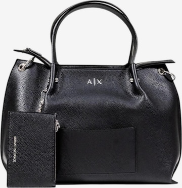 ARMANI EXCHANGE - Bolso de hombro 'XW001211 AF15625' en negro: frente