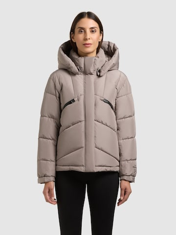 khujo Winter jacket 'Evande' in Grey: front