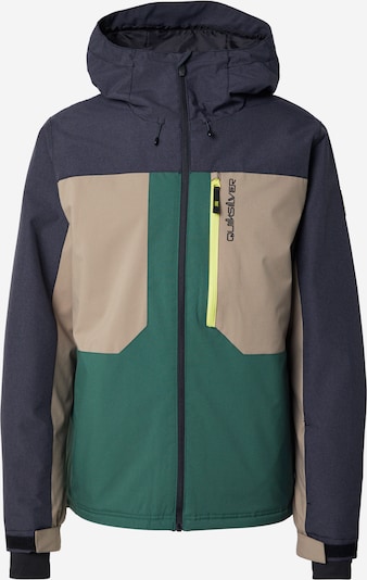 Sportinė striukė 'DAWSON' iš QUIKSILVER, spalva – smėlio spalva / tamsiai mėlyna jūros spalva / tamsiai žalia, Prekių apžvalga