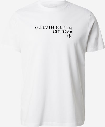 XXS dydžio Marškinėliai iš Calvin Klein Jeans, spalva – juoda / balta, Prekių apžvalga