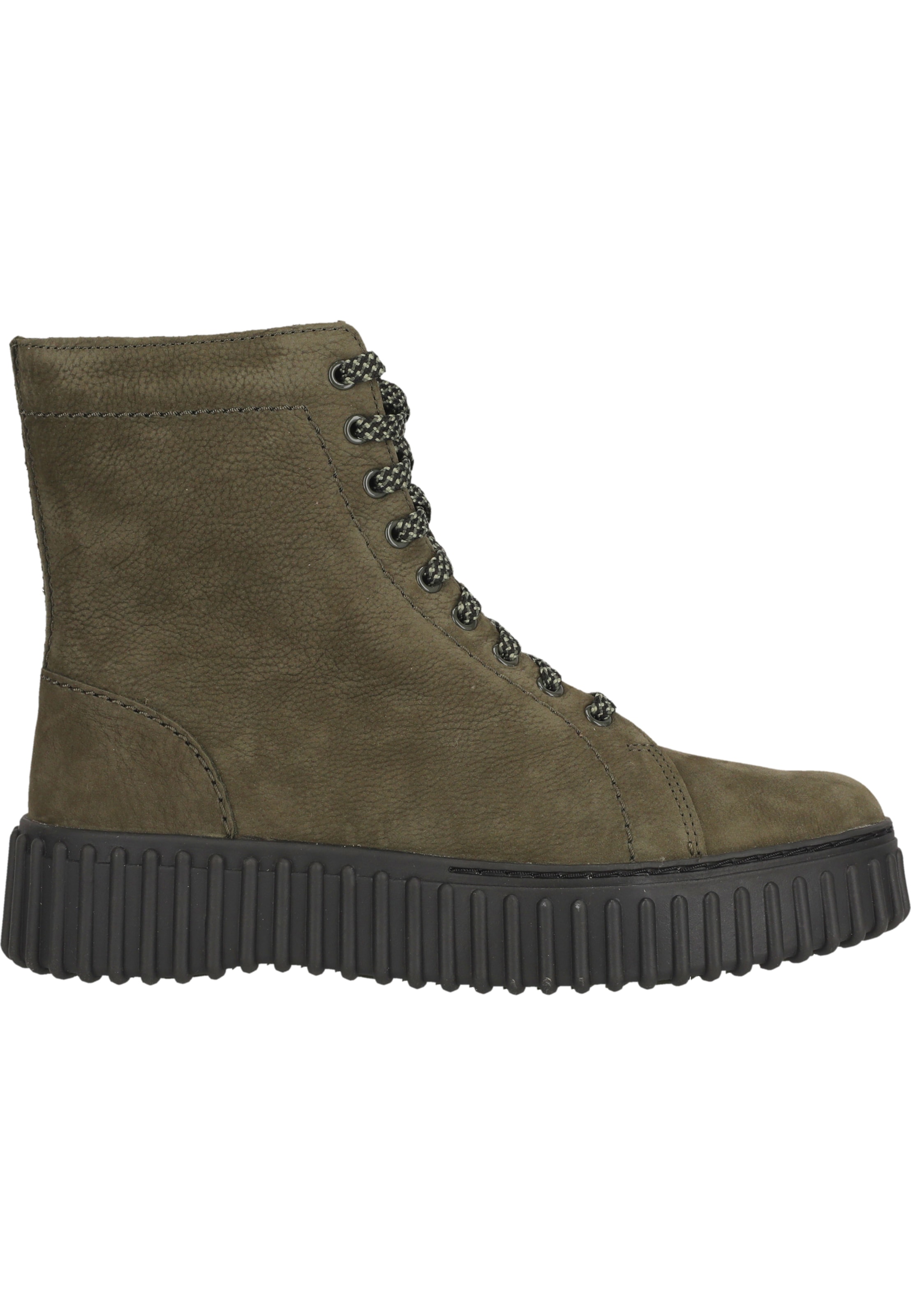 CLARKS Lace-up boot 'Torhill Rise' in Green
