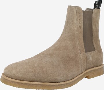 AllSaints - Botas Chelsea 'RHETT' en gris: frente