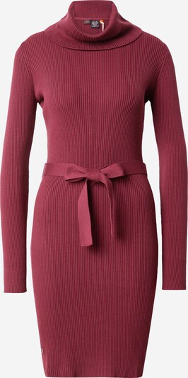 Ragwear Gebreide jurk 'MIYYA' in de kleur Wijnrood, Productweergave
