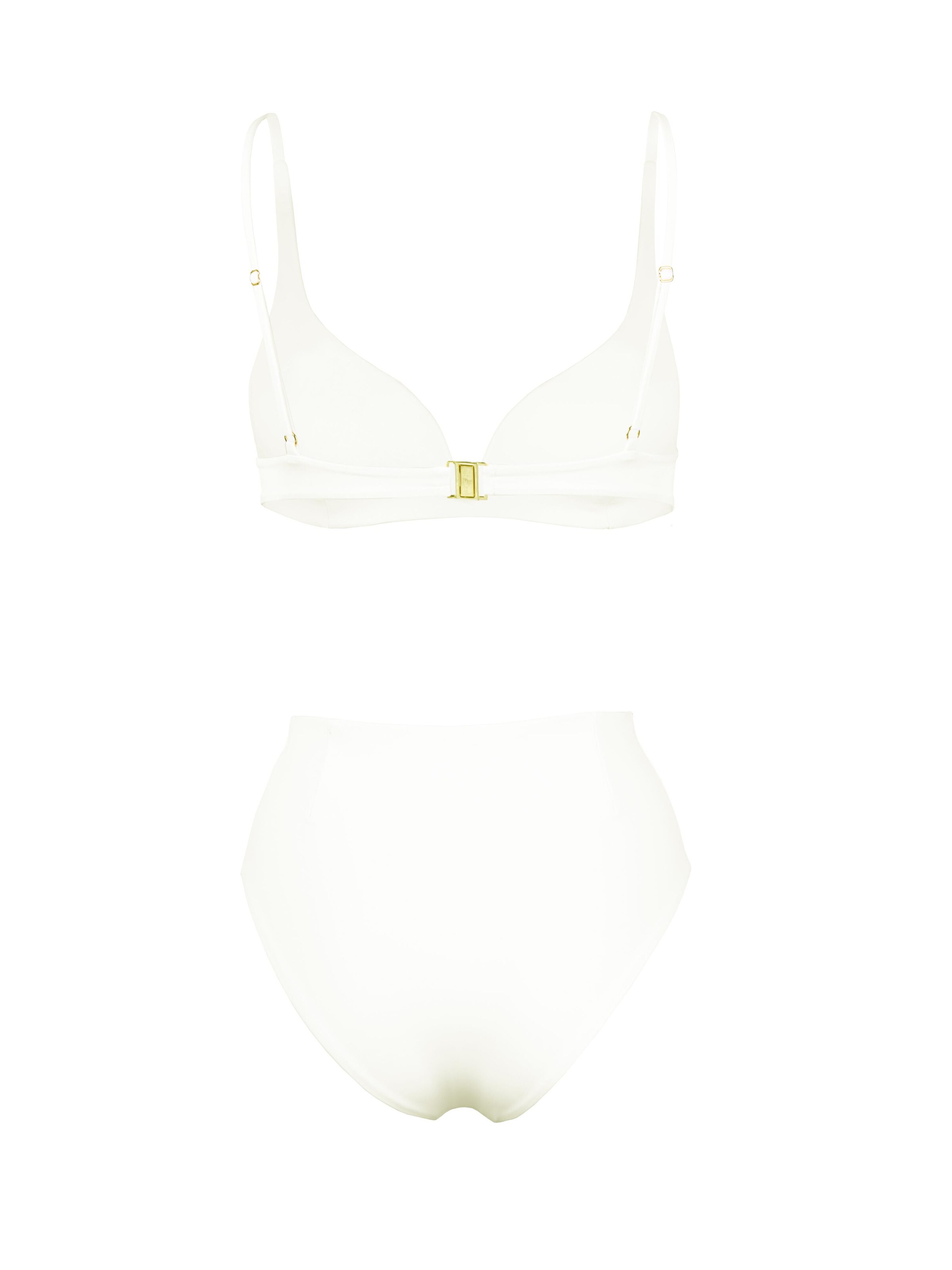 Bikini 'Ligeia Darted Ivory Bikini Set' di MAREZZA in beige