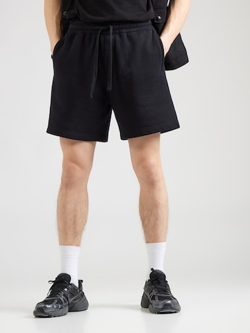 HOLLISTER Normální Kalhoty – černá: přední strana