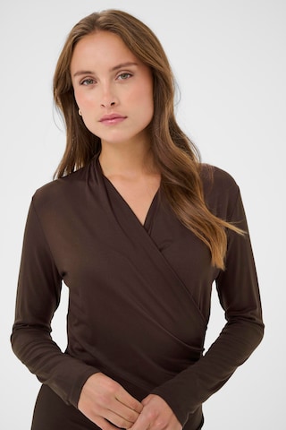 SAINT TROPEZ Jurk 'Vigga' in Bruin