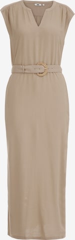 smėlio WE Fashion Suknelė: priekis