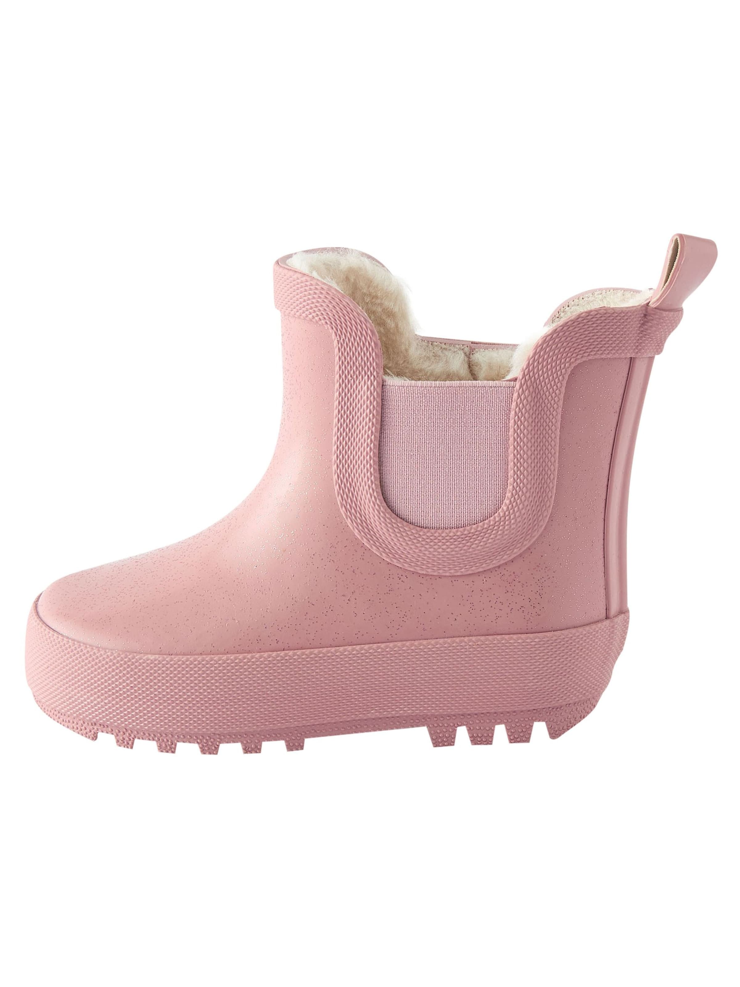 Bottes en caoutchouc Next en rose : devant