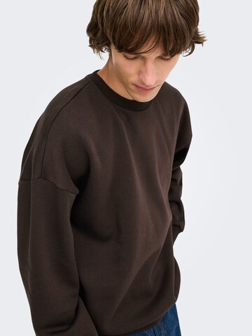 Only & Sons - Sudadera 'ONSCeres' en marrón