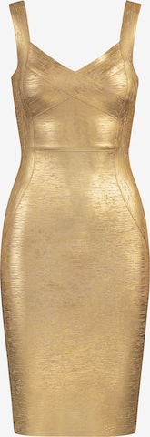 Kraimod - Vestido em ouro: frente