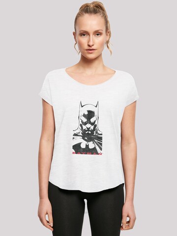 F4NT4STIC Shirt 'DC Comics Batman Solid Stare' in White: front