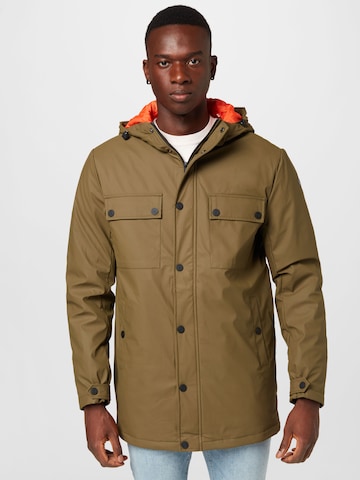 anerkjendt Between-season jacket 'HOMAS' in Green: front