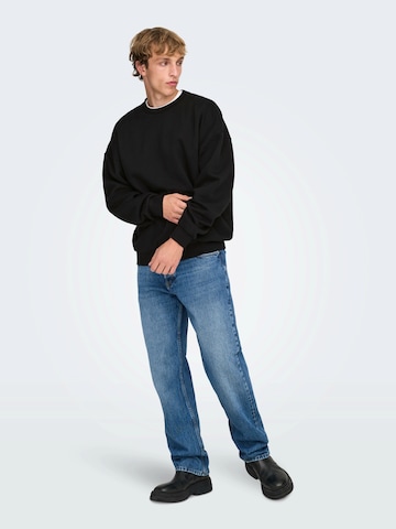 Only & Sons Sweatshirt 'ONSCeres' in Black