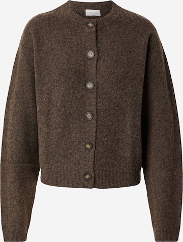 The Base Theory Вязаная кофта 'CARDIGAN' в Коричневый: спереди