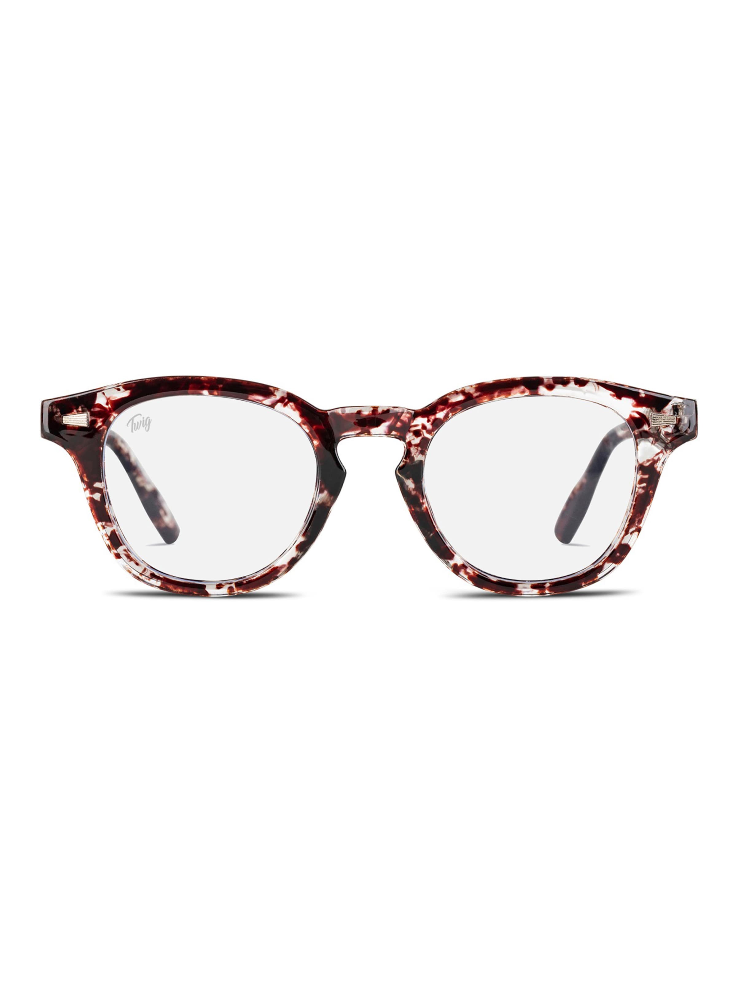 Occhiali 'Bauman BlueLight' di TWIG Concept Milano in grigio: frontale