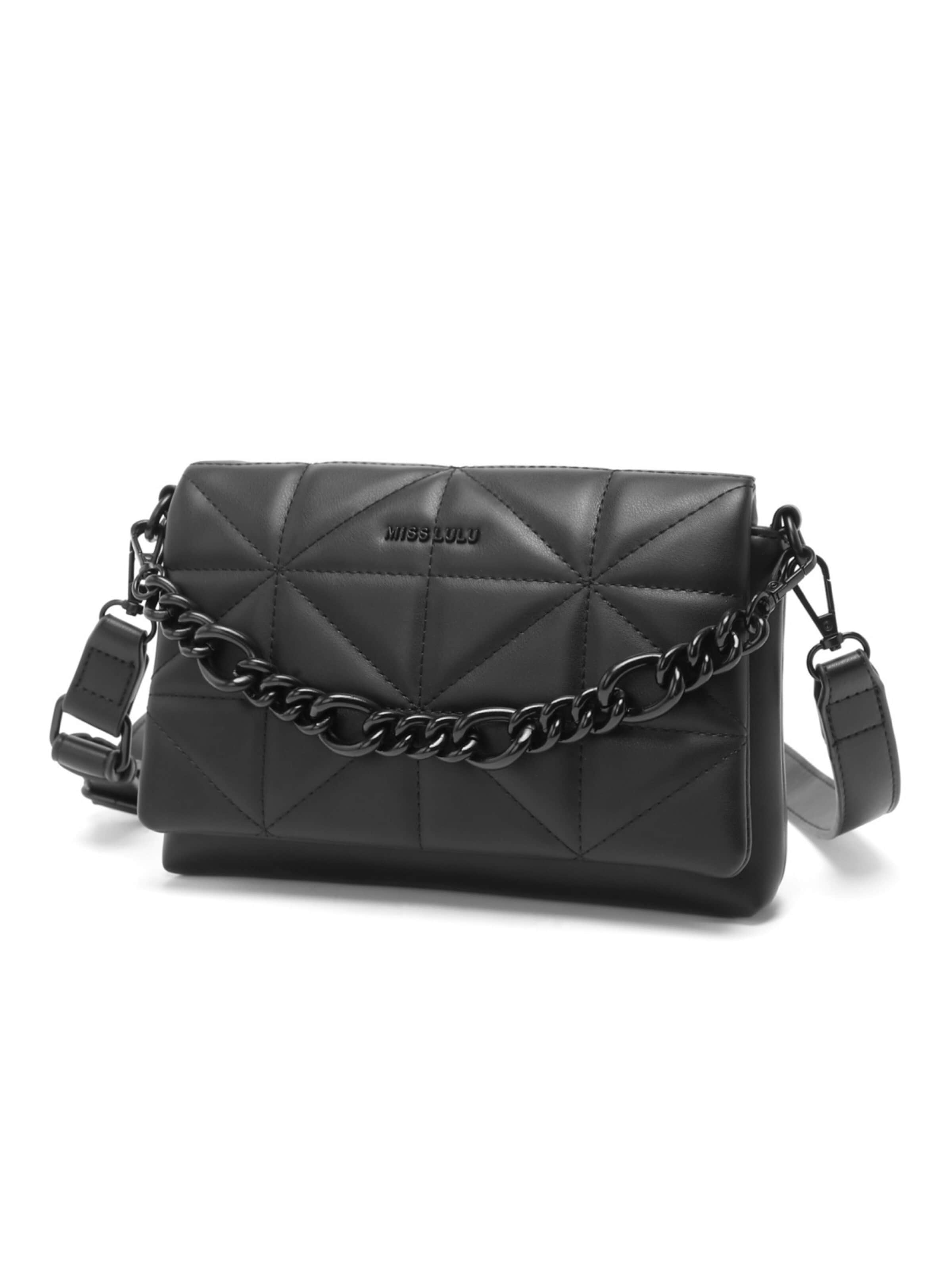 Miss Lulu Shoulder Bag in Black