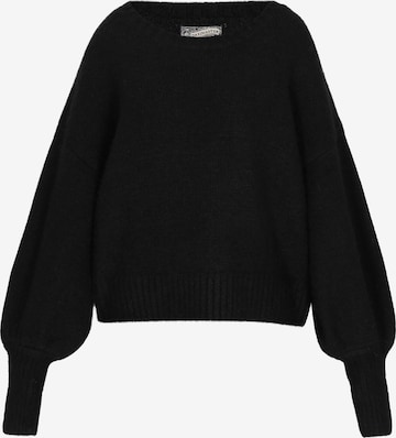 DreiMaster Vintage Neulepaita värissä musta: etupuoli