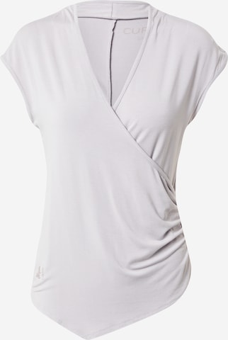 CURARE Yogawear Performance Shirt in Grey: front