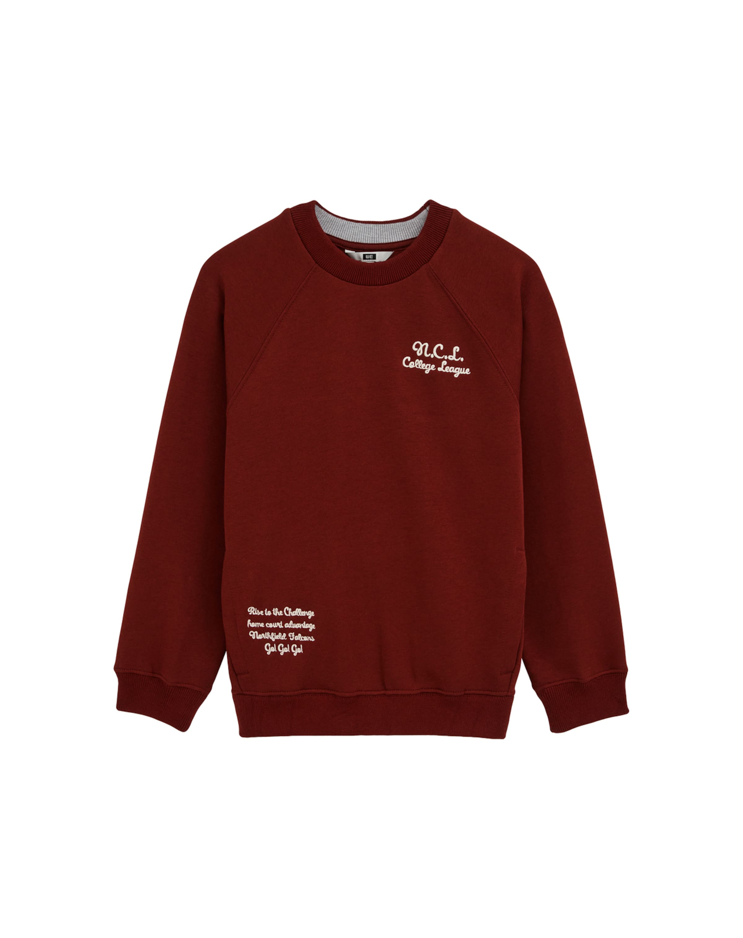 WE Fashion Mikina – červená: přední strana