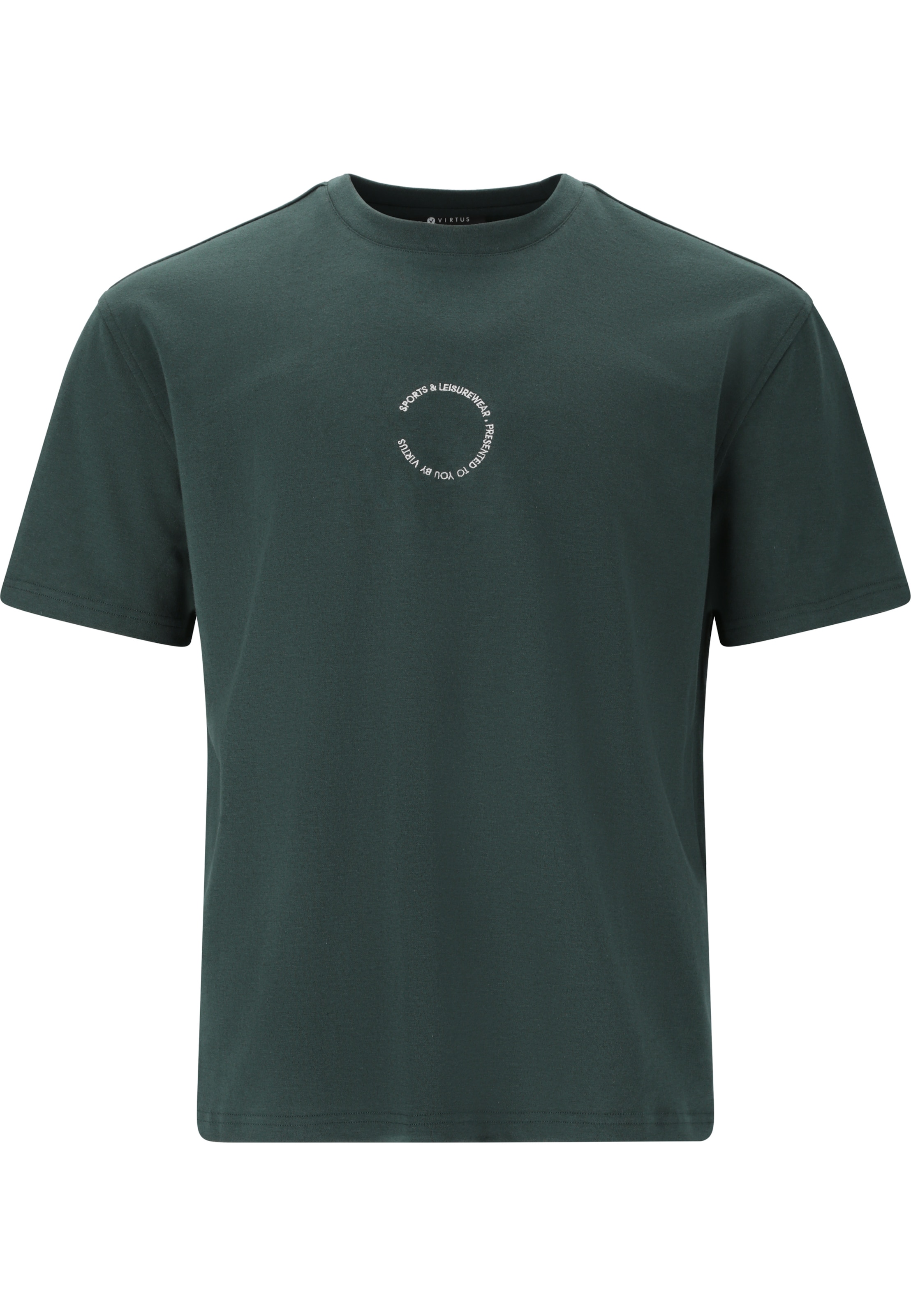 Virtus T-Shirt 'Harwick' in Grün: Vorderseite