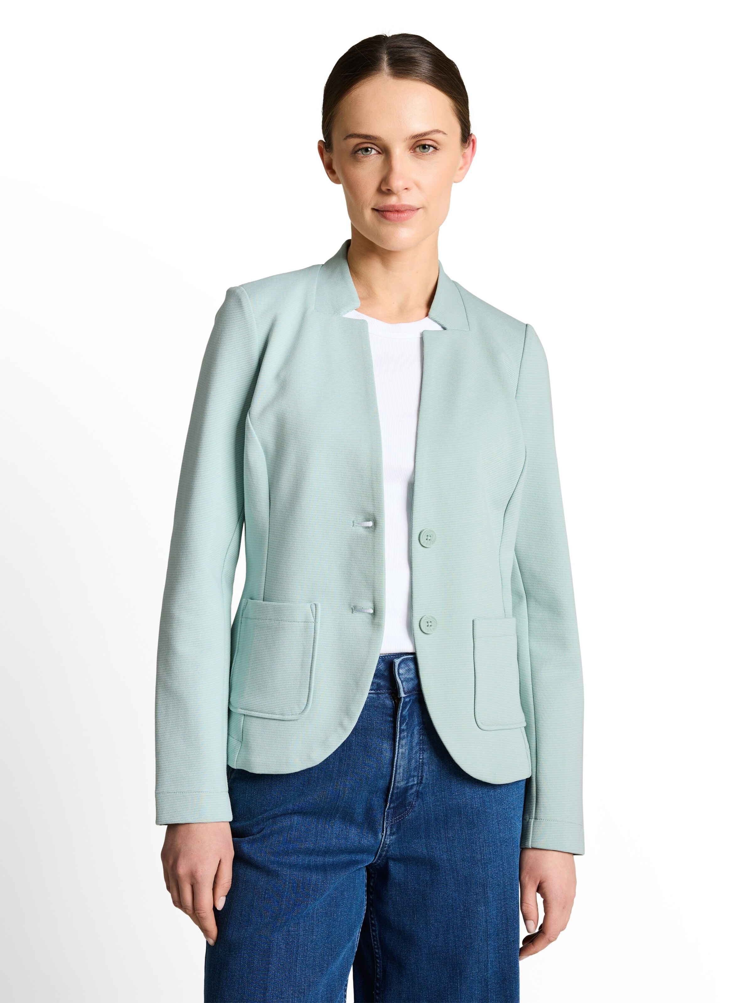 TOM TAILOR Blazer in Blue: front