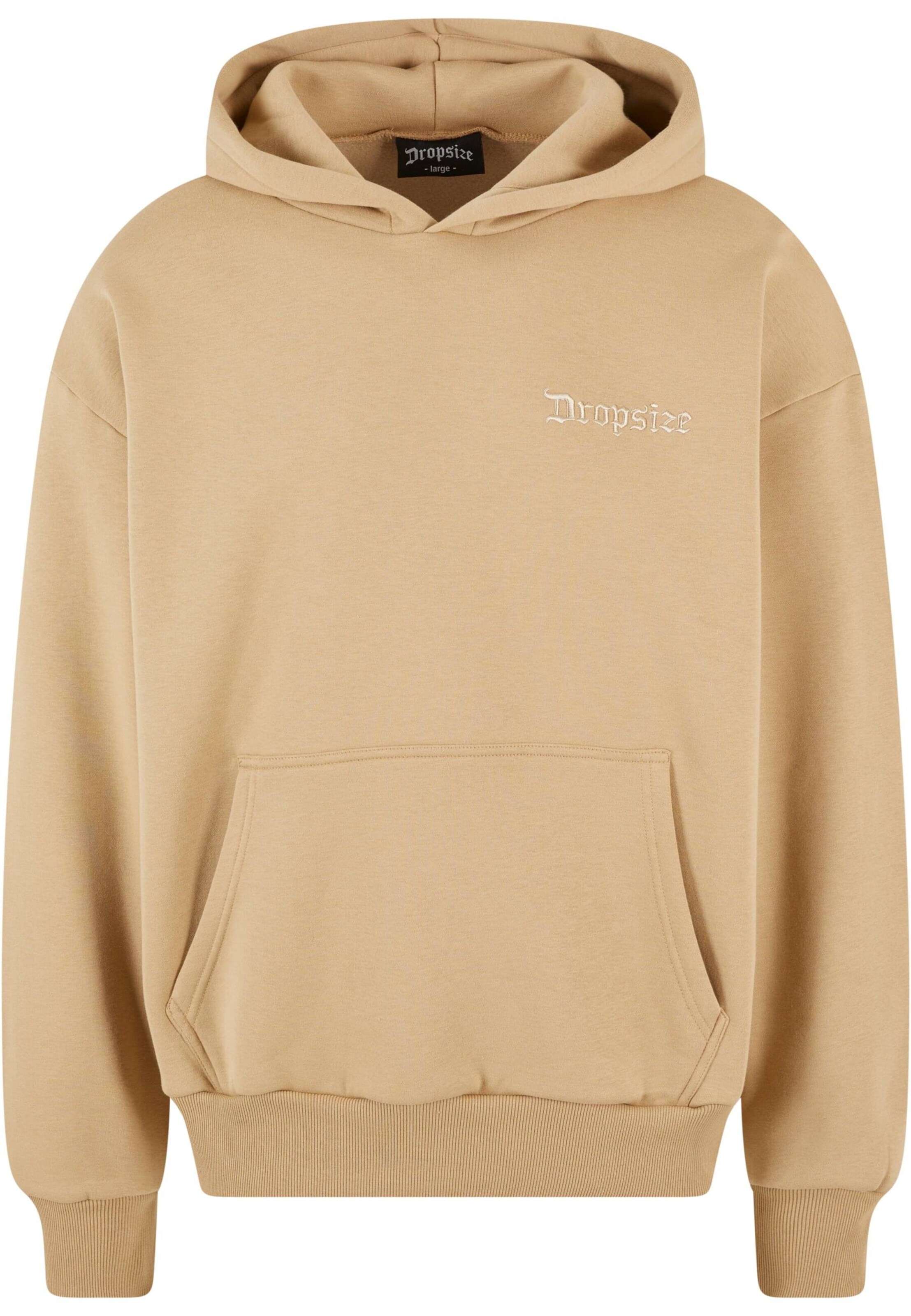 Dropsize Sweatshirt 'Embo' in Beige: front