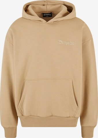 Dropsize Sweatshirt 'Embo' in Beige: voorkant