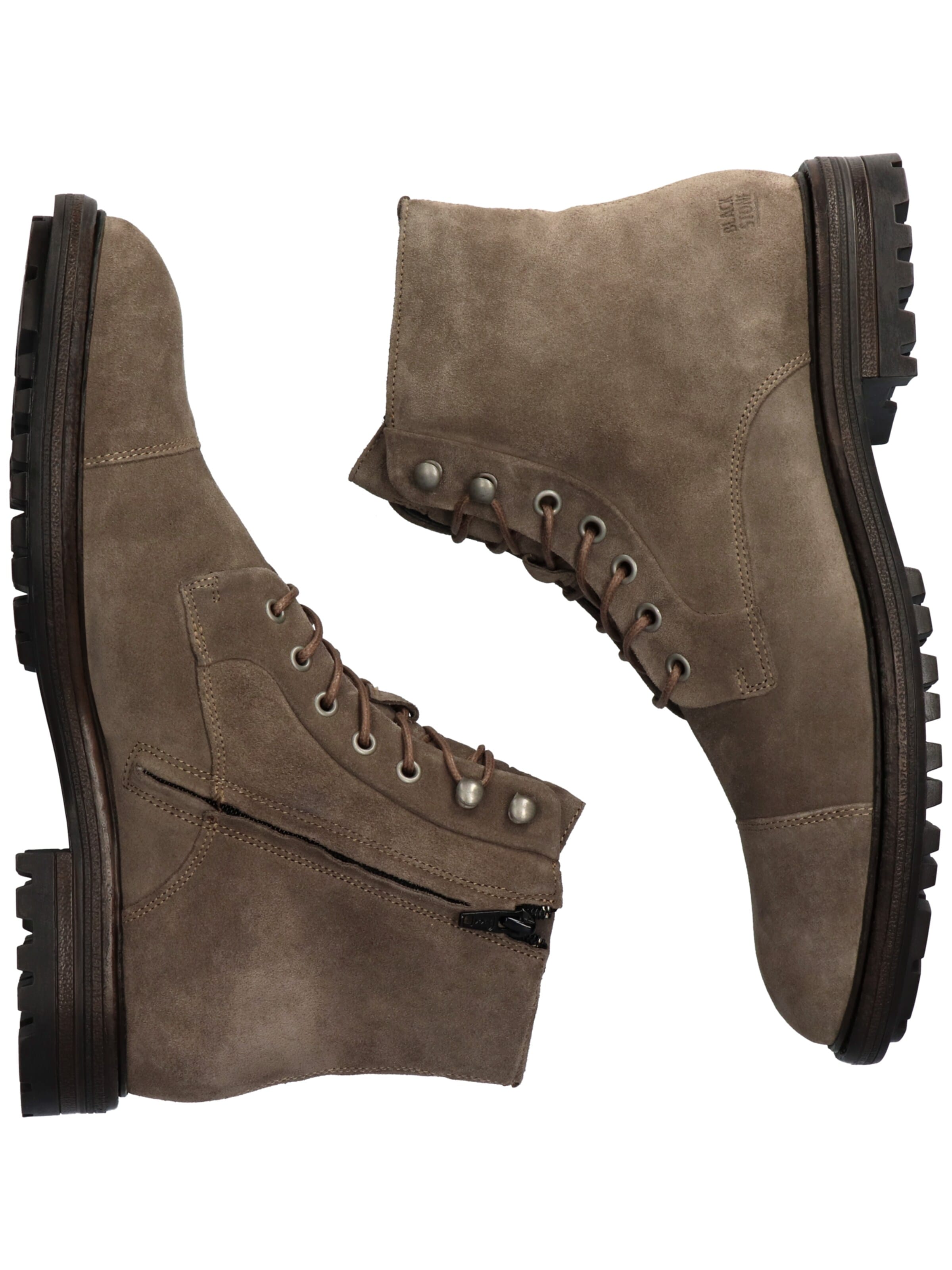BLACKSTONE Schnürboots 'LESTER' in Grau