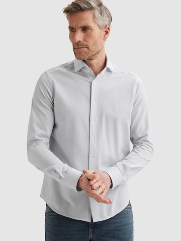 VANGUARD Regular fit Skjorta 'Elevated Knit shirt' i grå: framsida