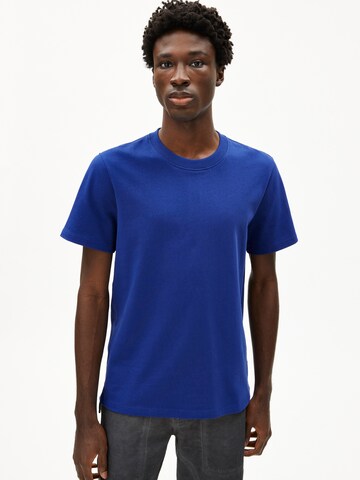 ARMEDANGELS Shirt 'MAARKOS' in Blauw: voorkant