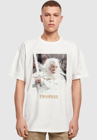 Merchcode Shirt 'Lord of the Rings - Gandalf' in White: front