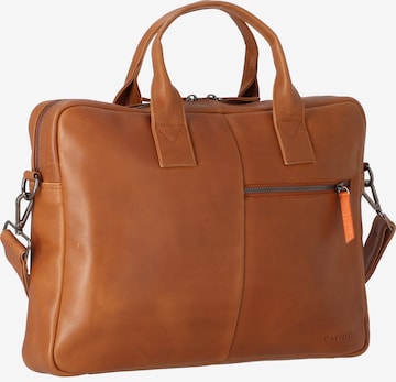 Davidoff Document Bag in Brown: front