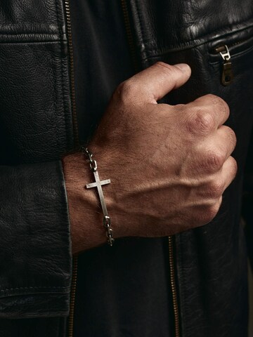 REYTEL Armband 'STRENGTH OF FAITH' in Silber