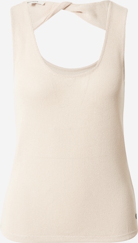 GARCIA Knitted Top in Beige: front