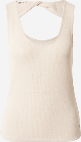 GARCIA Gebreide top in Beige: voorkant