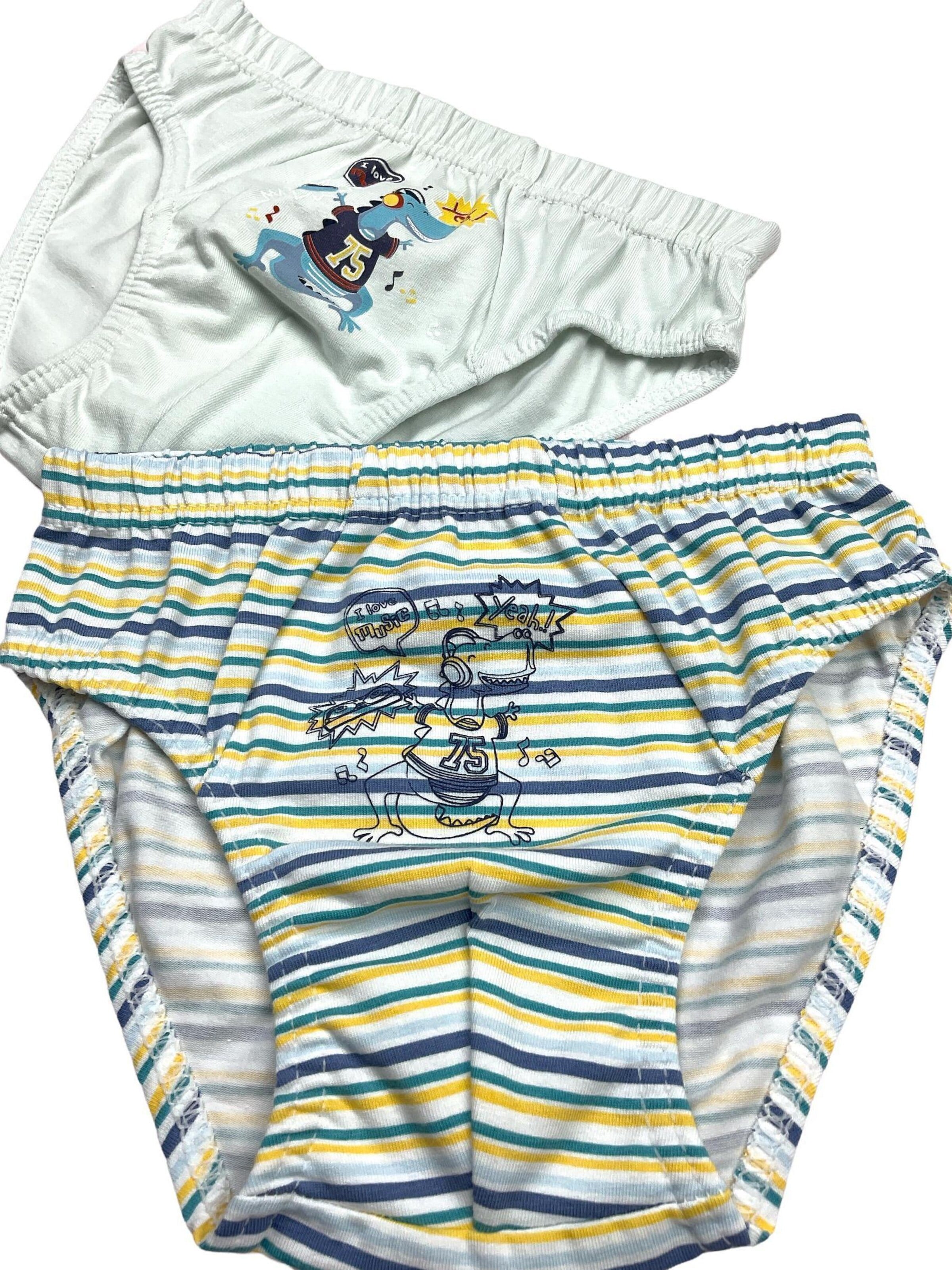 LOREZA Onderbroek 'Jungen Slips Dino' in Blauw