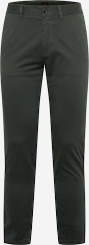 BOSS - Pantalón chino 'Taber' en verde: frente