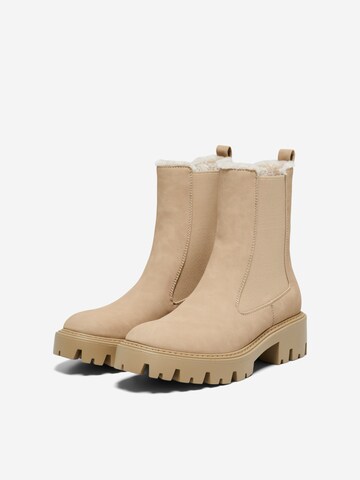 ONLY - Botas Chelsea 'ONLBETTY-9' en beige