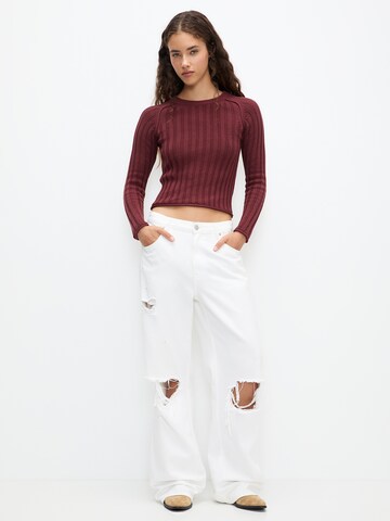 Pull&Bear Trui in Rood