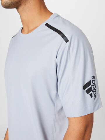 ADIDAS SPORTSWEAR Performance shirt 'Workout Pu-Coated' in Grey