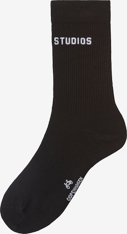Copenhagen Studios Socken in Schwarz: Vorderseite