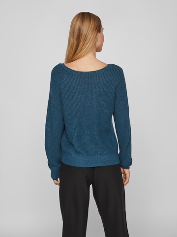 VILA Sweater 'Debra' in Blue