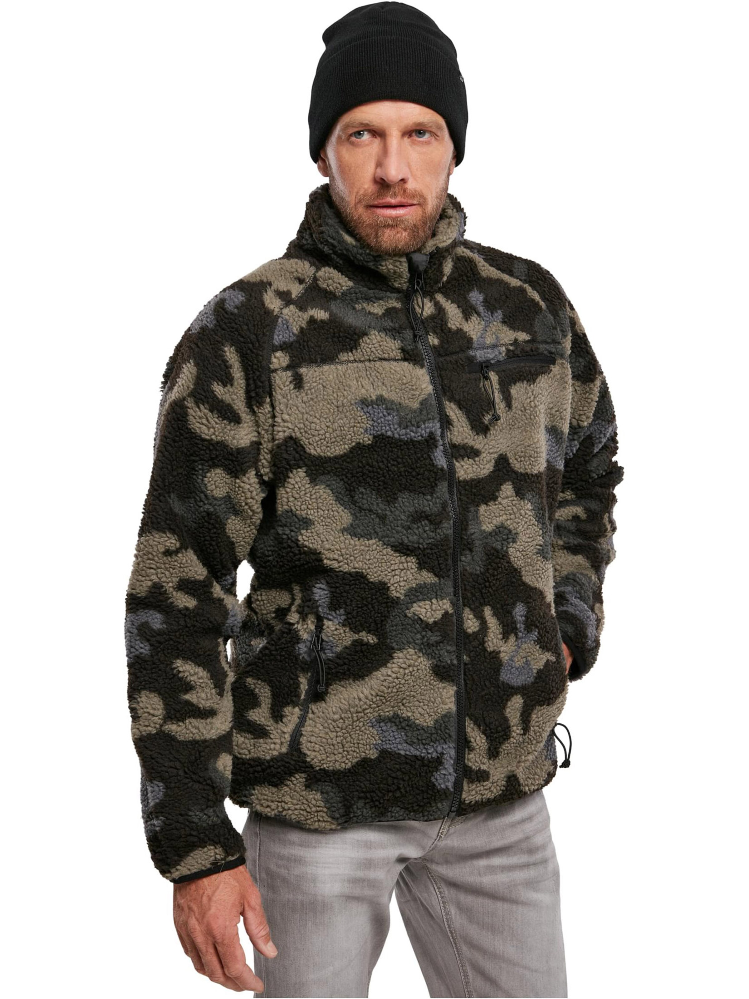 Brandit Fleece jacket in Grey: front