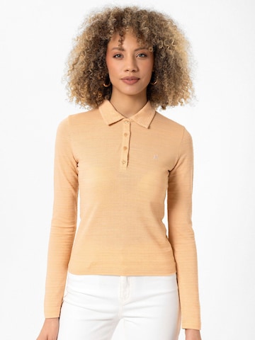 T-shirt Williot en orange : devant