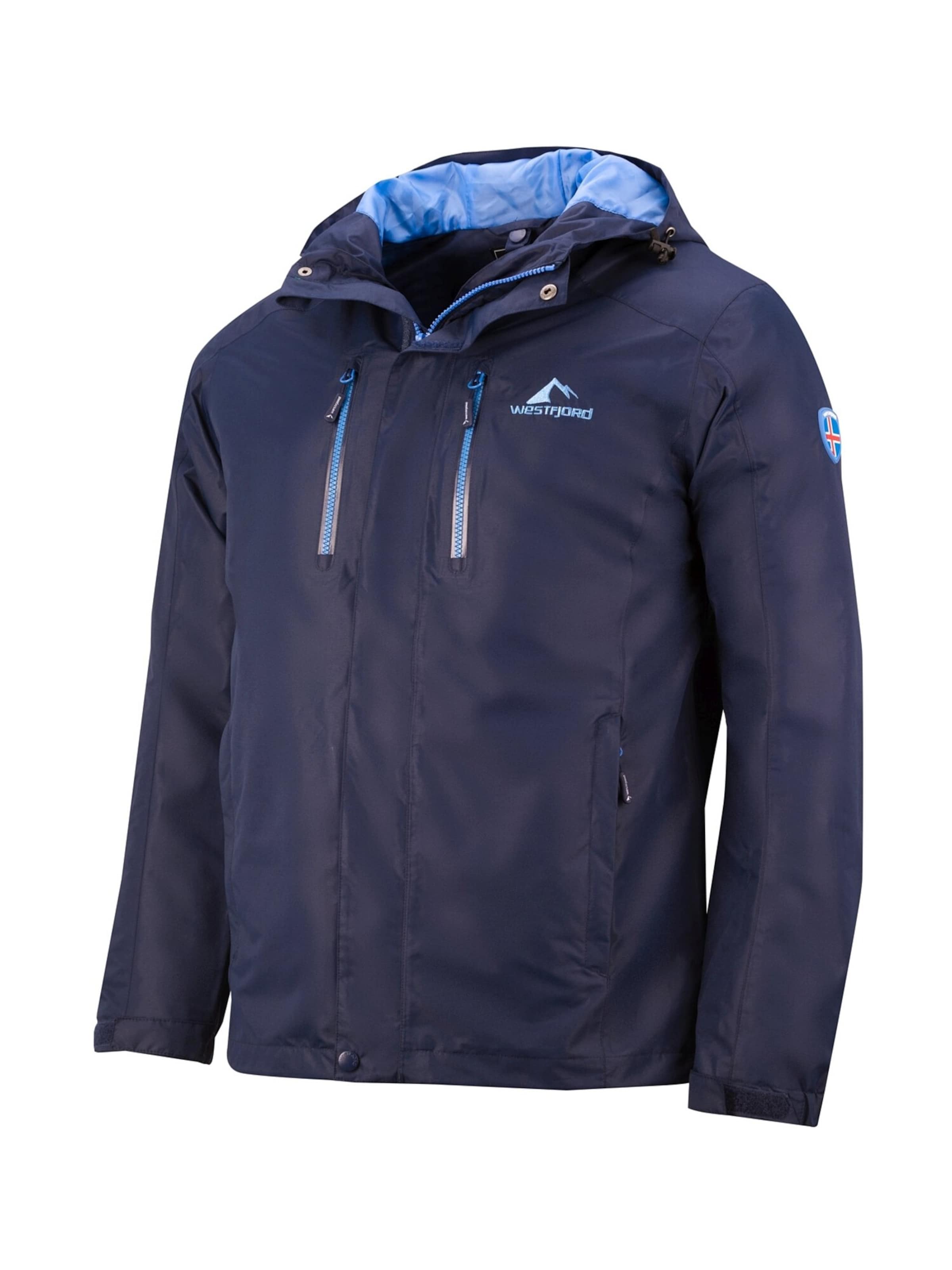 WESTFJORD Outdoor jacket in Blue: front
