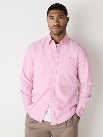 Next Regular fit Overhemd in Roze: voorkant