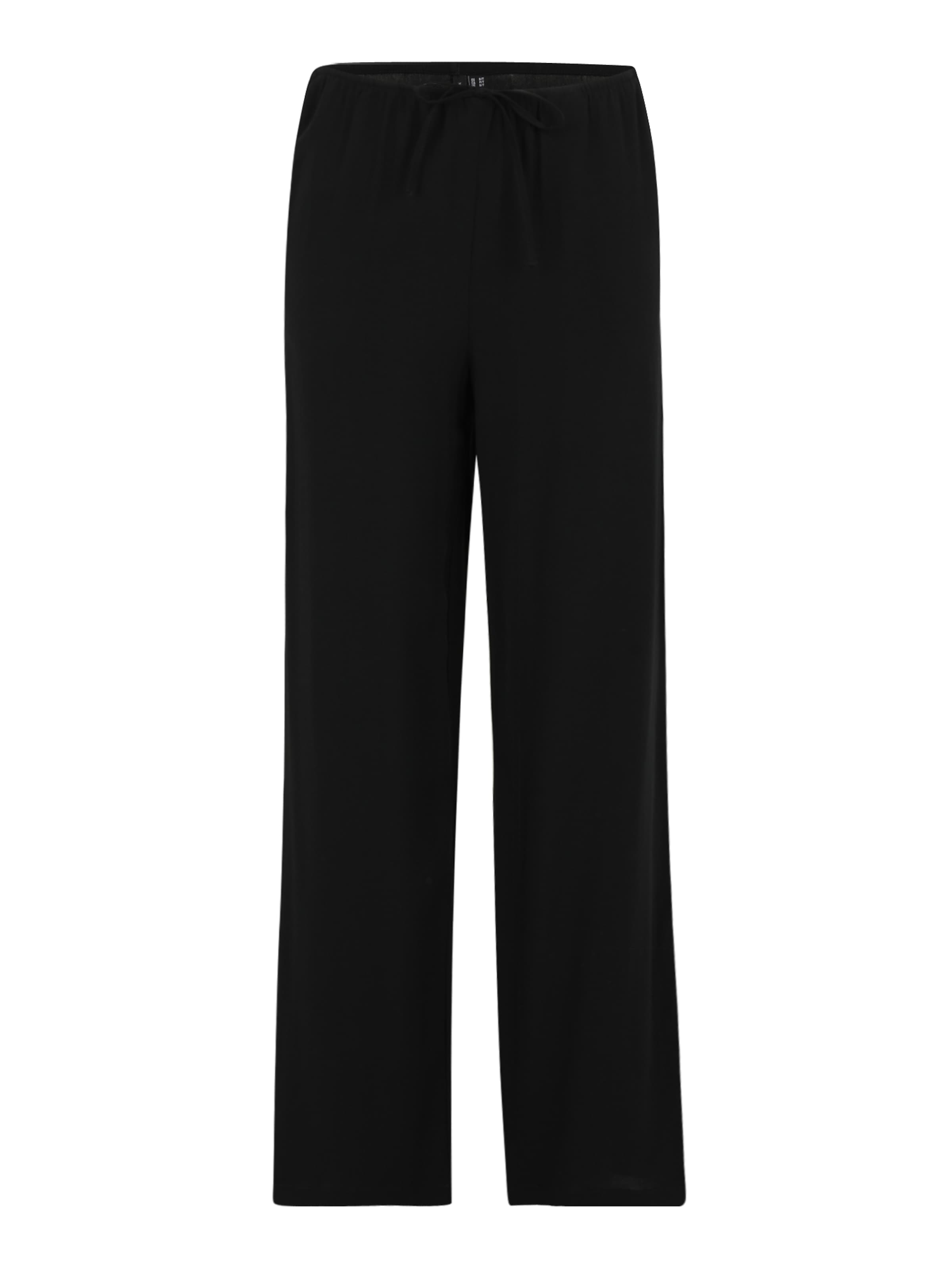 Vero Moda Tall - Pierna ancha Pantalón 'VMEASY JOY' en negro: frente