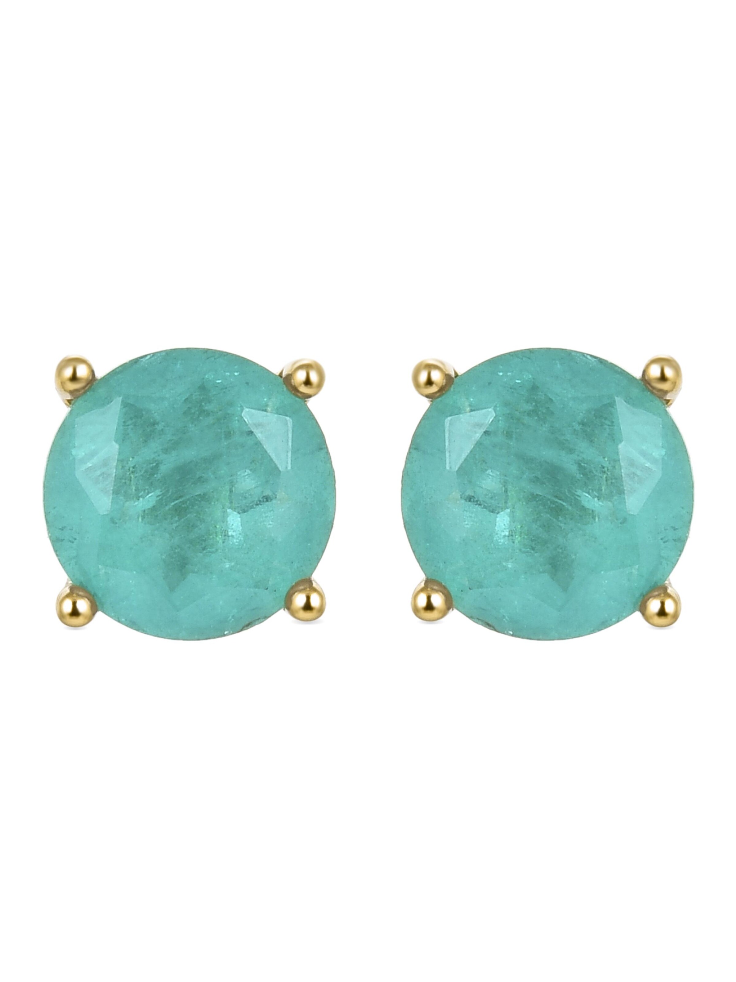 Luxenter - Pendientes 'OTHAD' en verde: frente