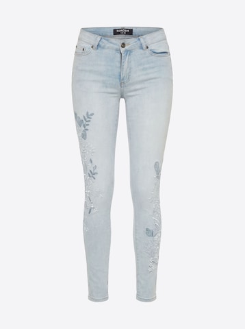 KOROSHI - Slimfit Calças de ganga em azul