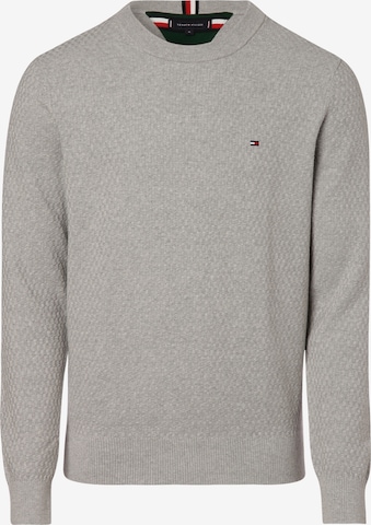 Pull-over TOMMY HILFIGER en gris : devant